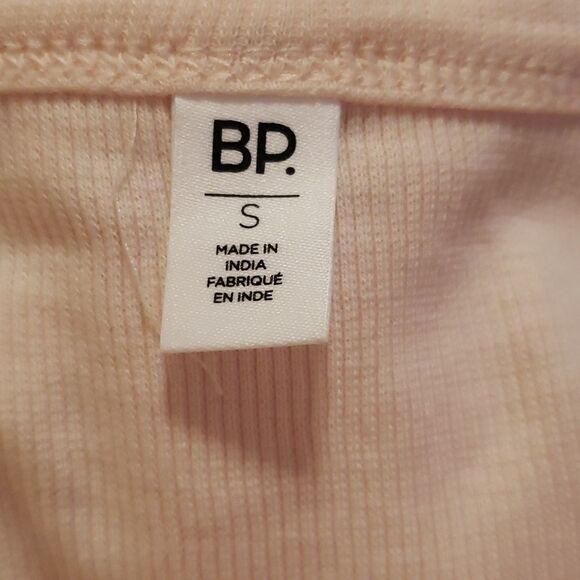 Bp Ribbed‎ Bodysuit Pale Peach Size Small - Picture 3 of 5